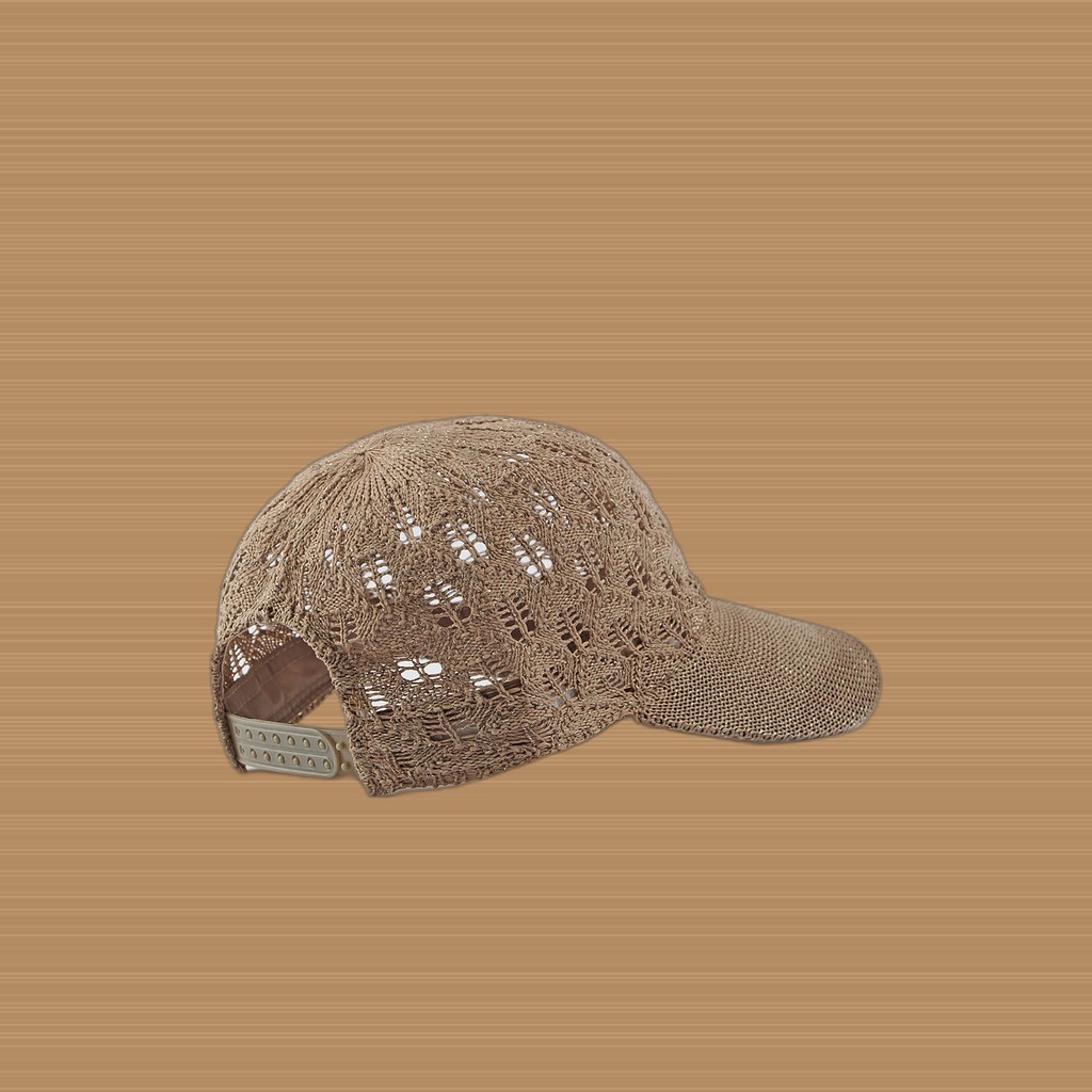 Women's Single-color Knitted Mesh Reversible Casual Baseball