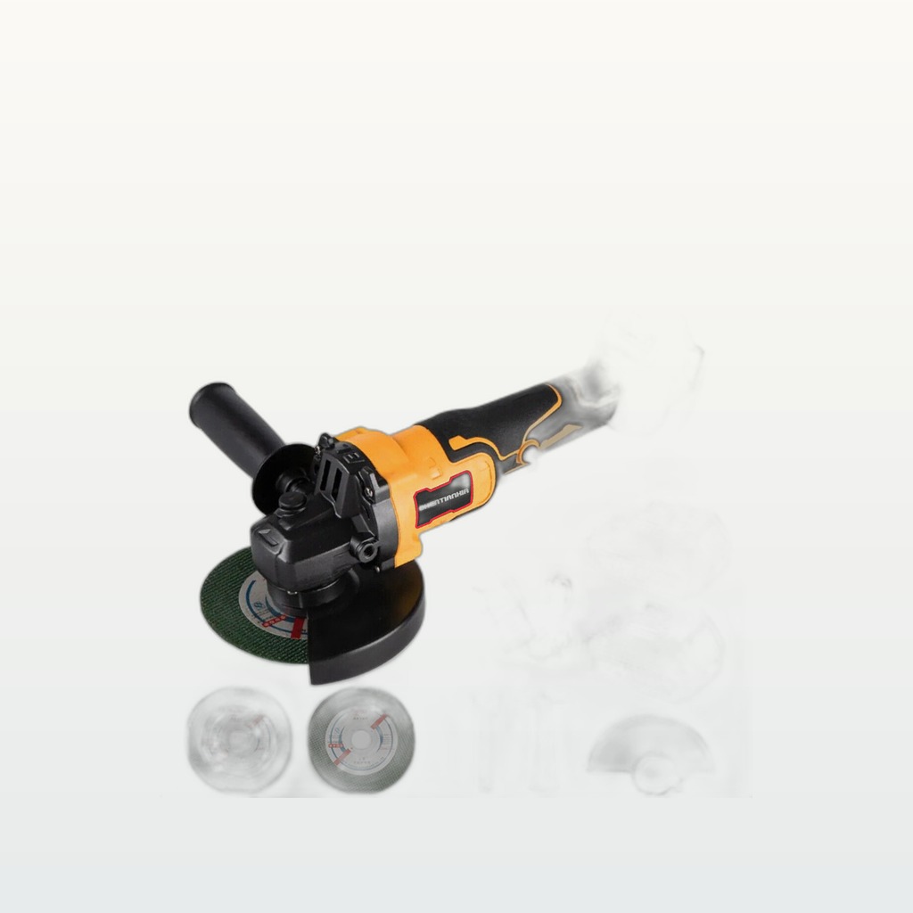 21V Cordless Angle Grinder Brushless 125mm With 2 Battery &