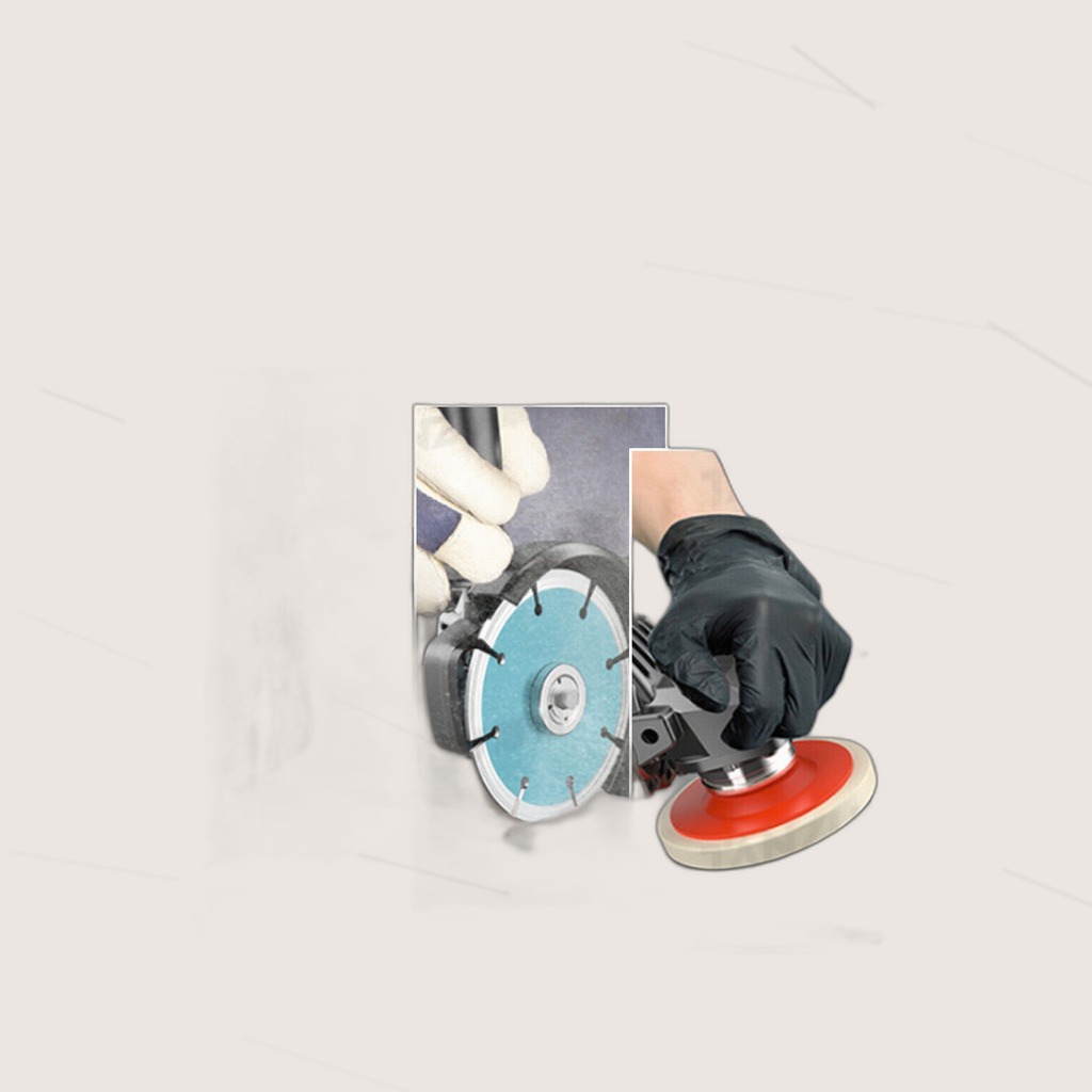 21V Cordless Angle Grinder Brushless 125mm With 2 Battery &