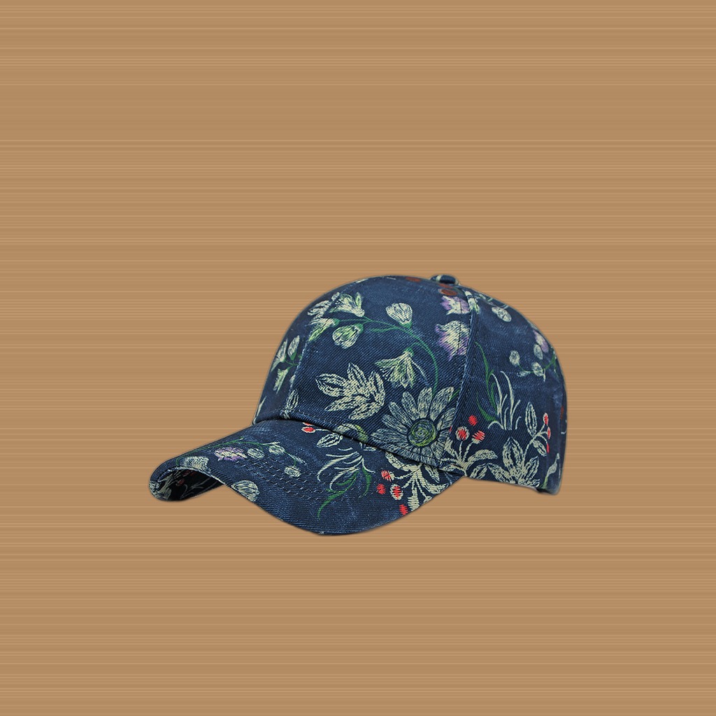 Floral Print Baseball Cap