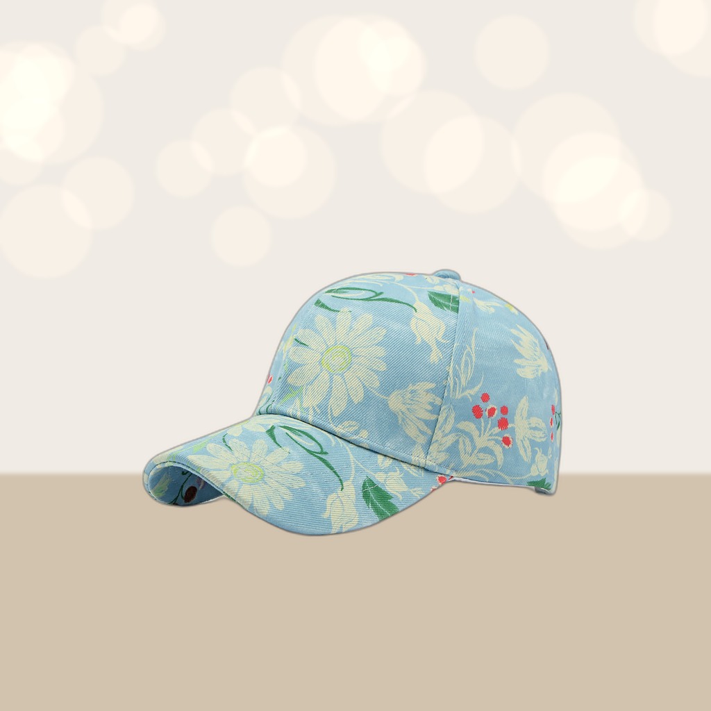 Floral Print Baseball Cap