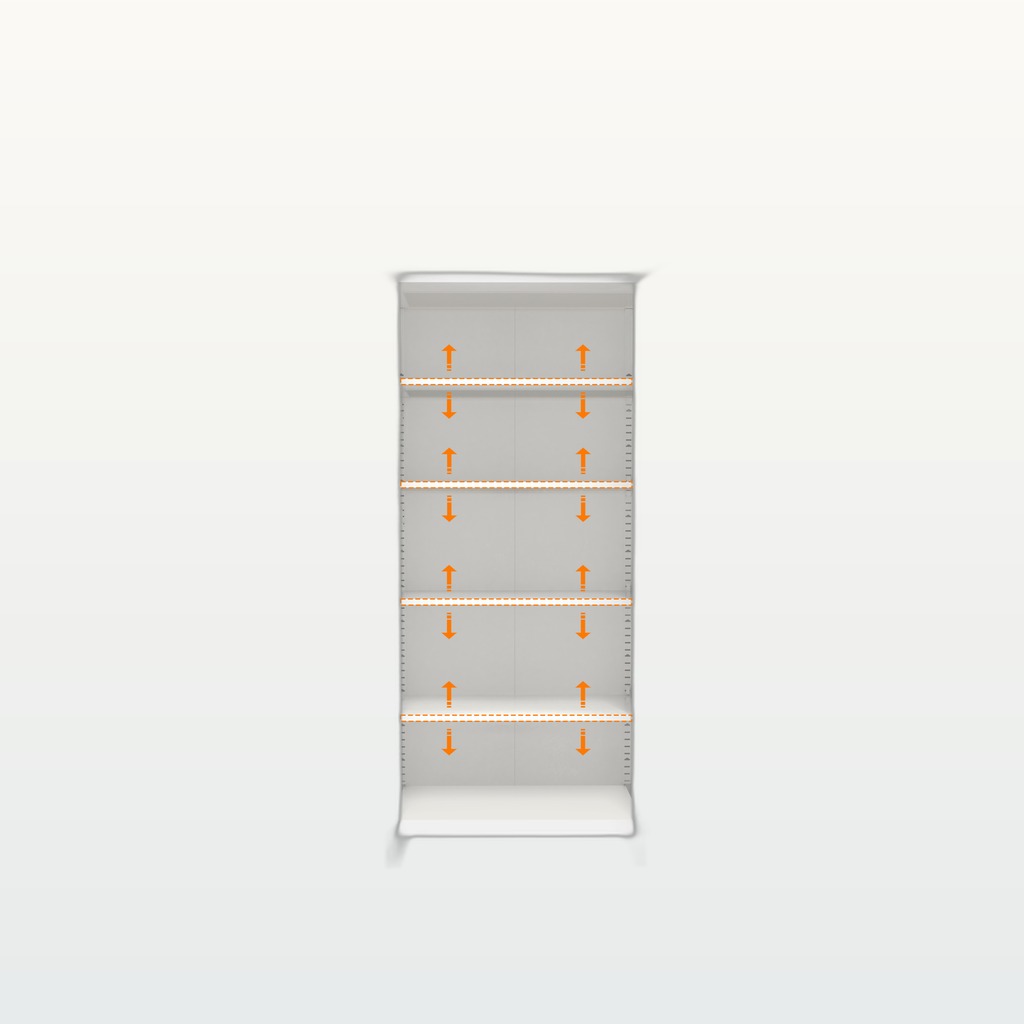 71 2 Shapely Doors Cabinet, Metal Storage Cabinet With Doors
