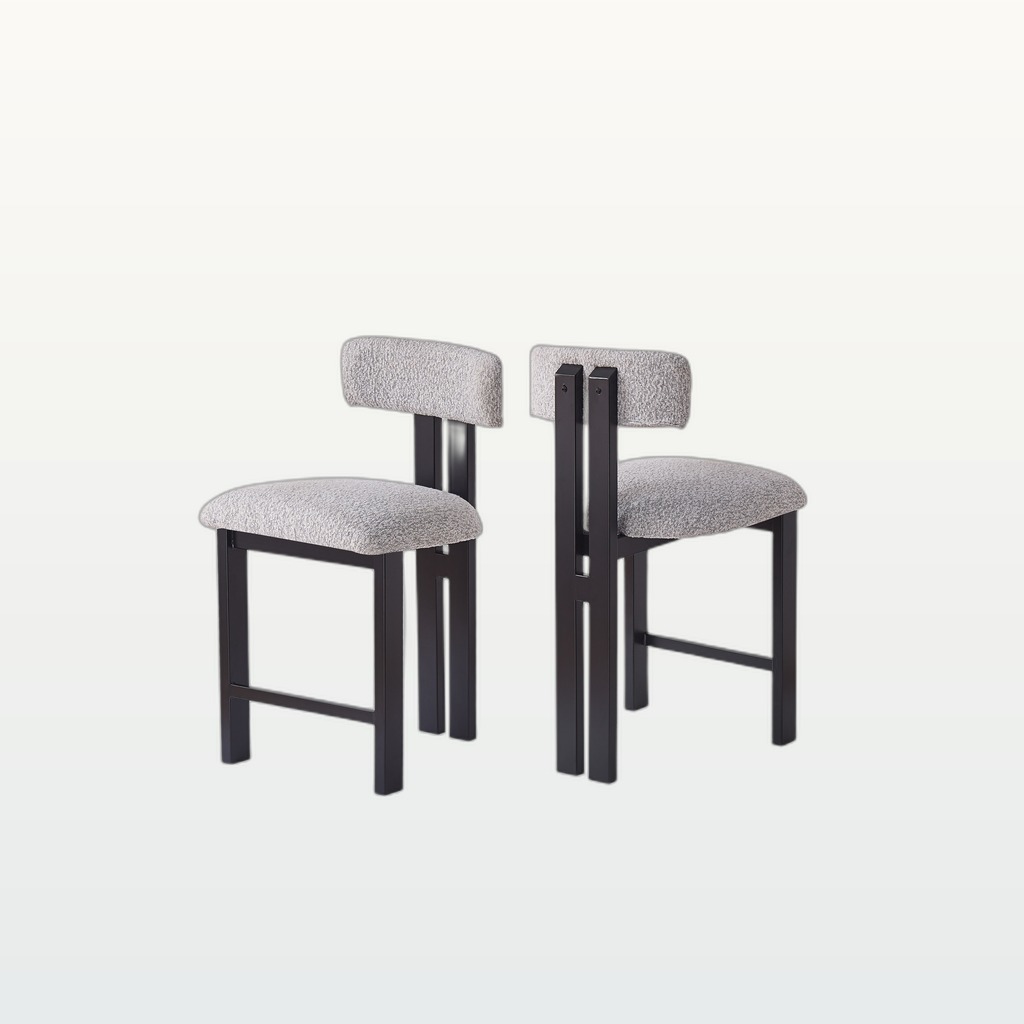 26.5 Stylish Round Stools With Low Back - Comfortable