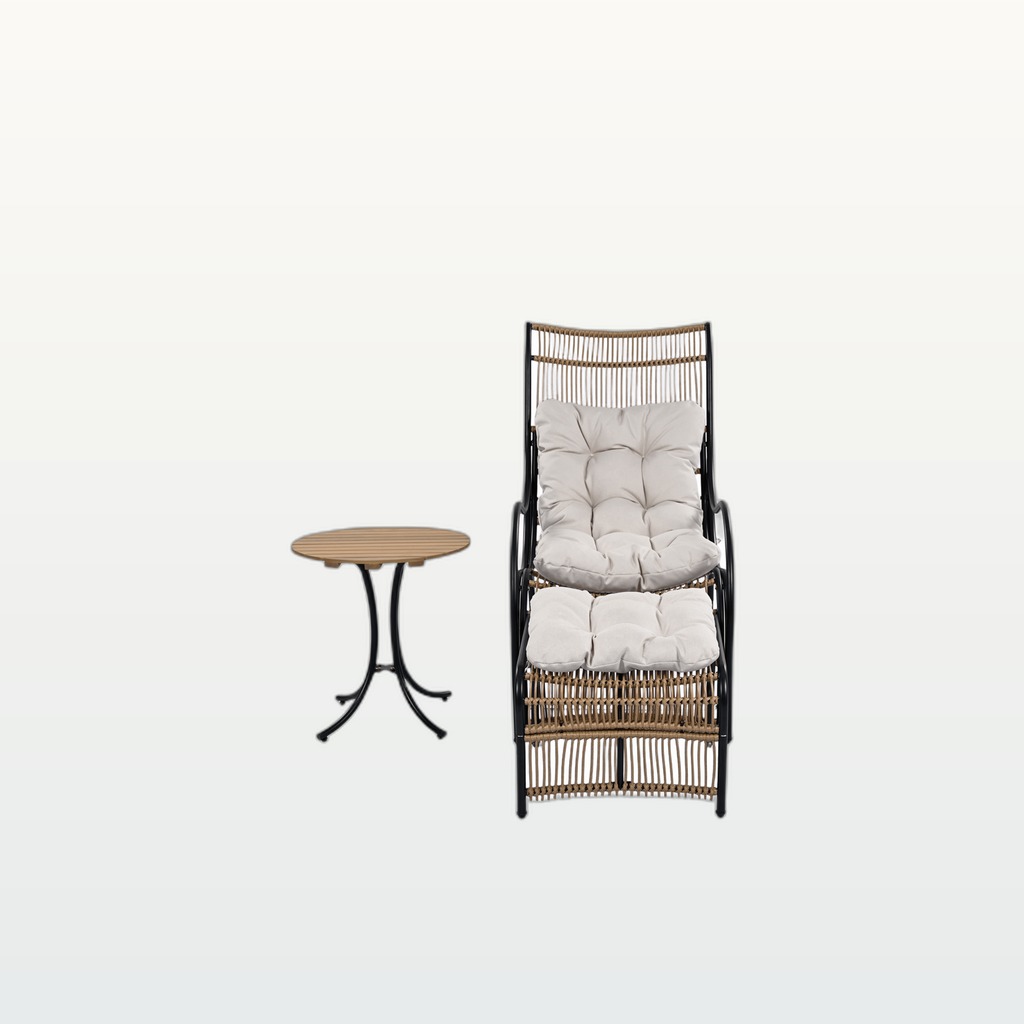 3-Piece Wicker Patio Set