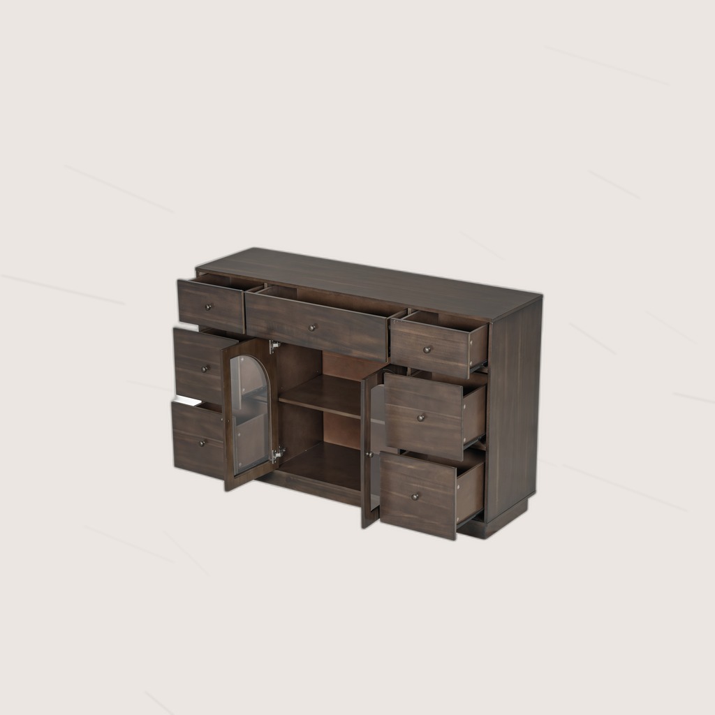 Large Storage Cabinet (Dark Brown)