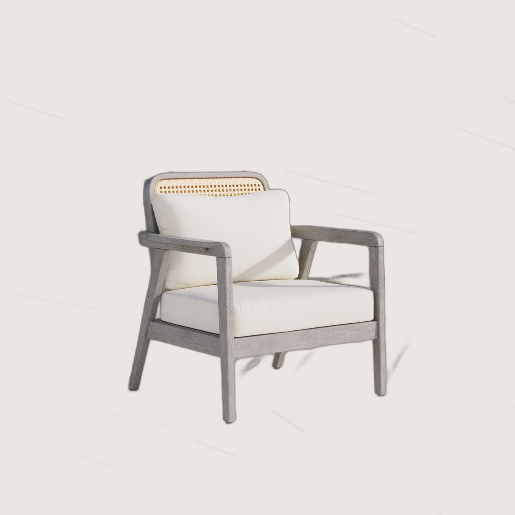 Acacia Wood Patio Club Chair