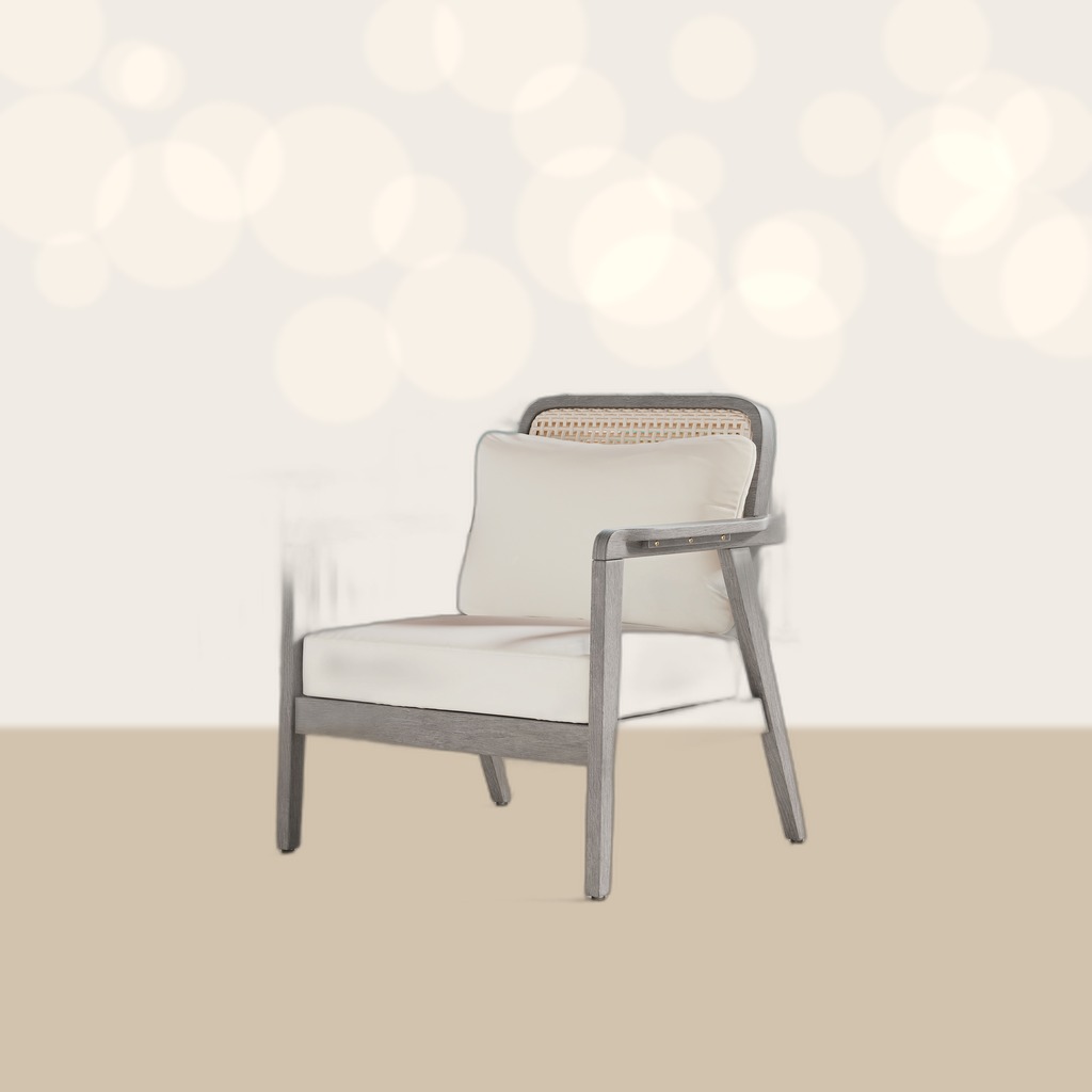 Acacia Wood Patio Club Chair