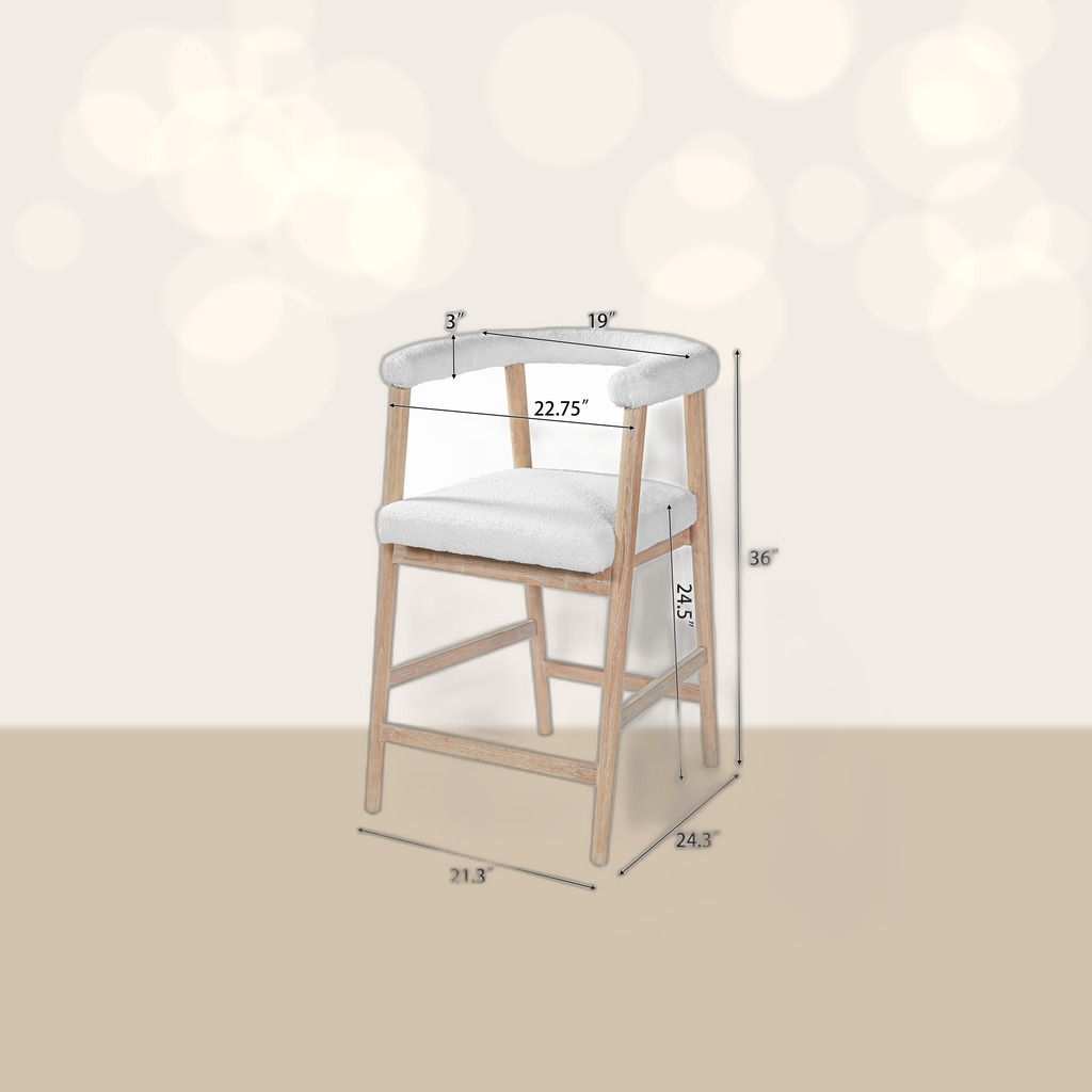 25 Seat Height Bar Stools With Back, Comfortable Counter