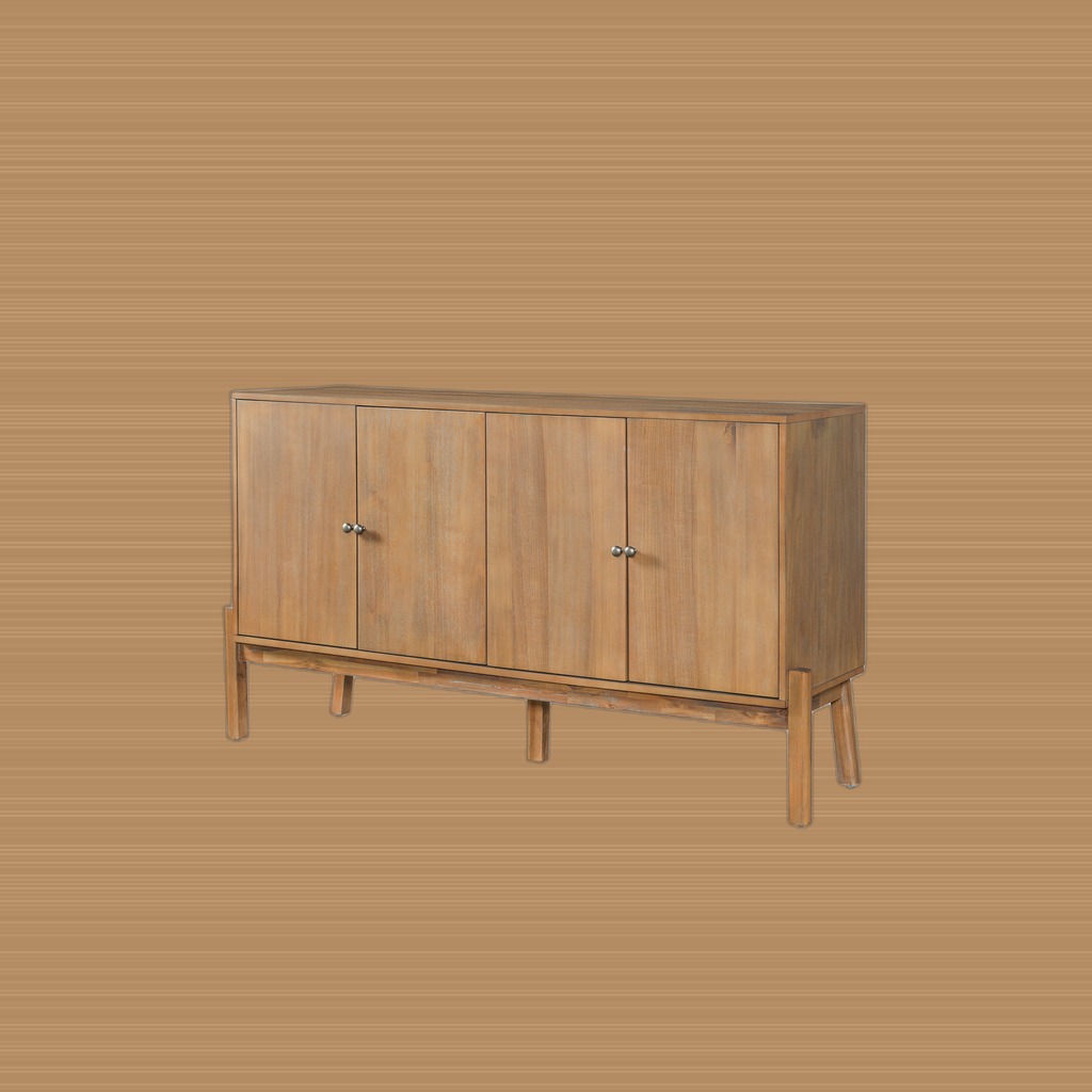 4-Door Sideboard Buffet Cabinet
