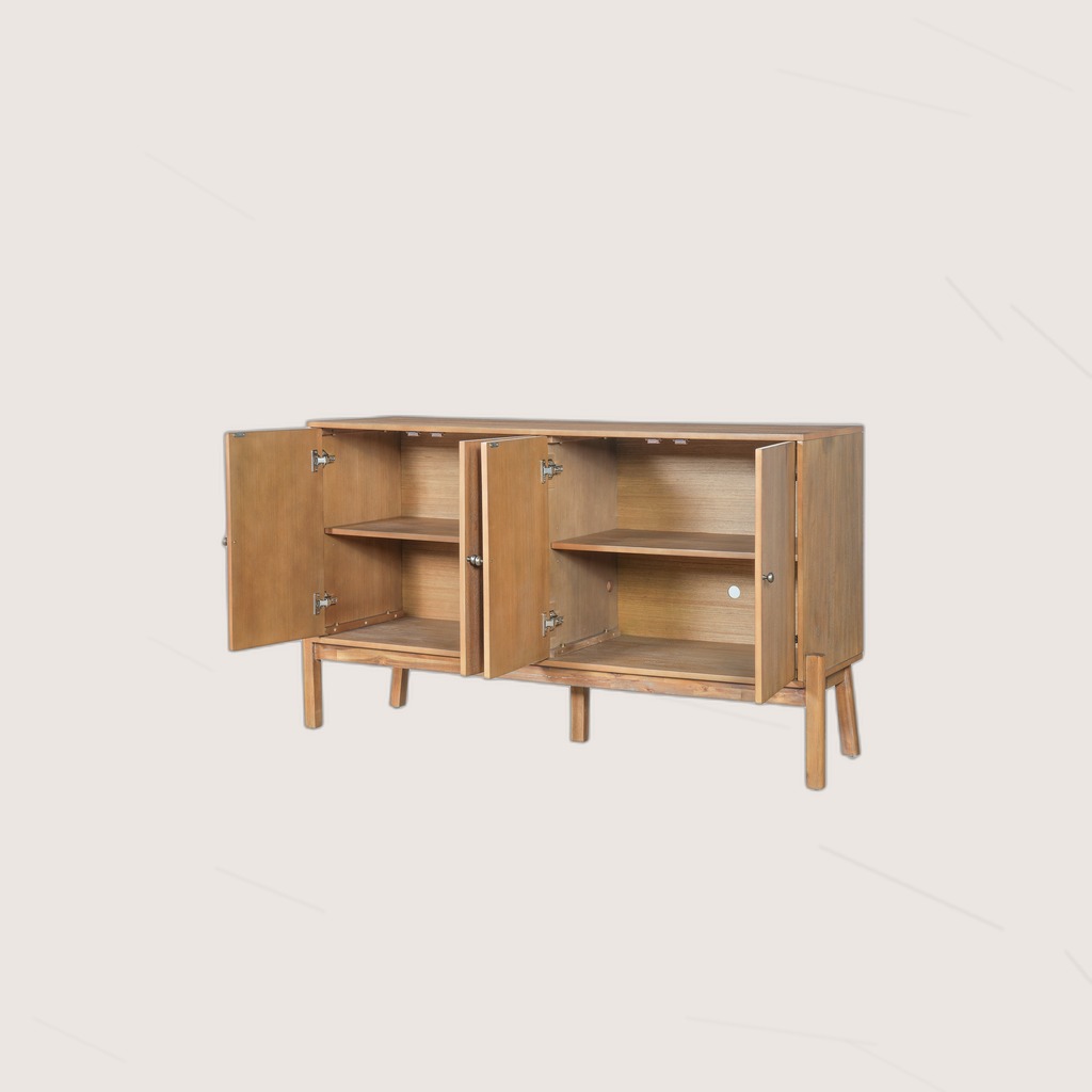 4-Door Sideboard Buffet Cabinet