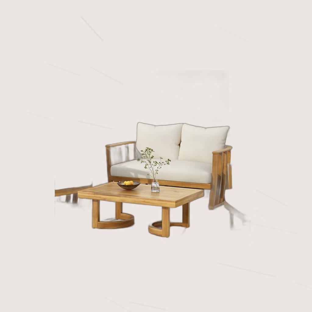 Acacia Loveseat & Coffee Table Set
