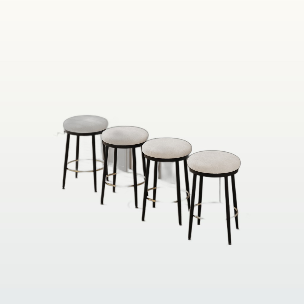 White Counter Stools (Set of 4)