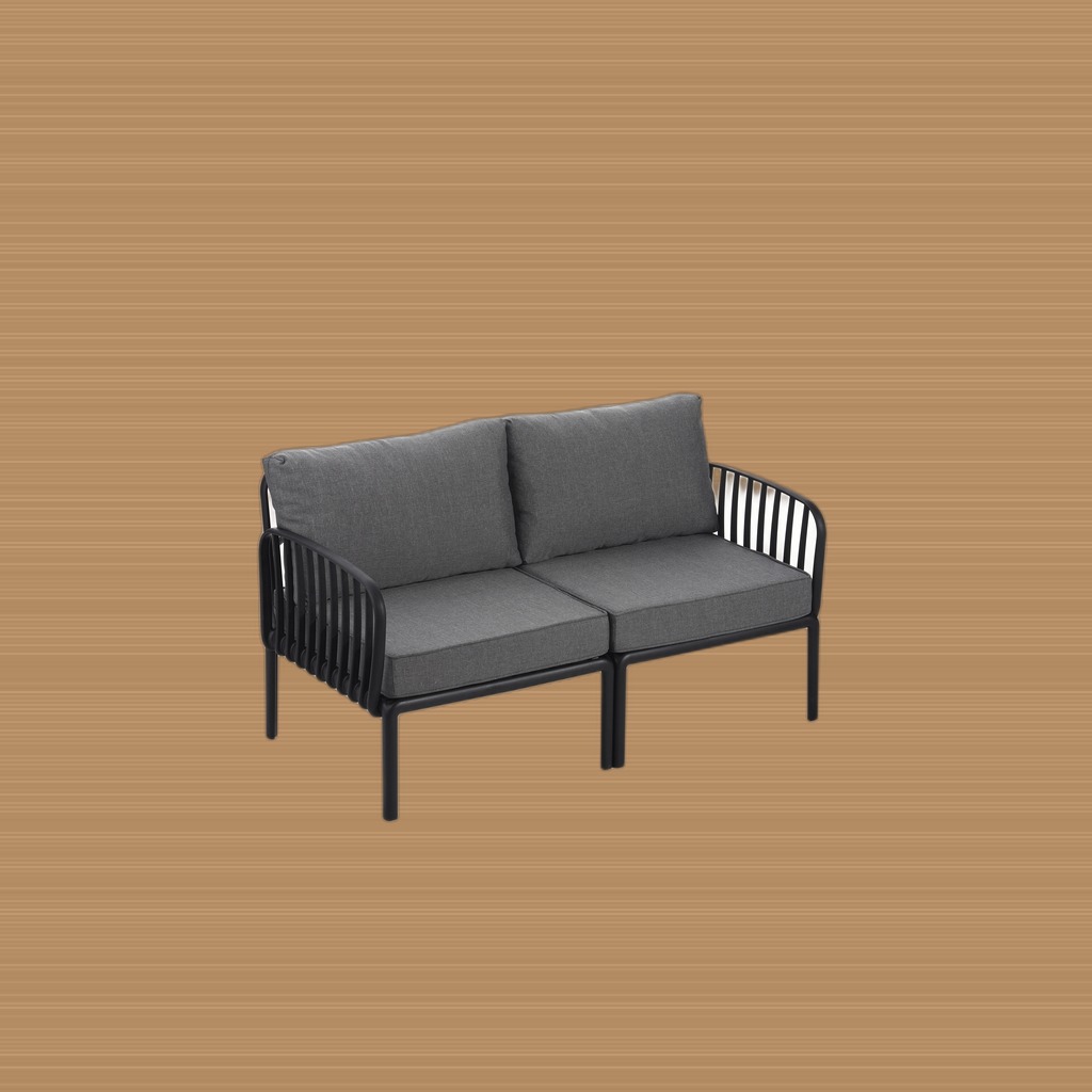 3 Piece Patio Conversation Sets, Modern Outdoor Patio