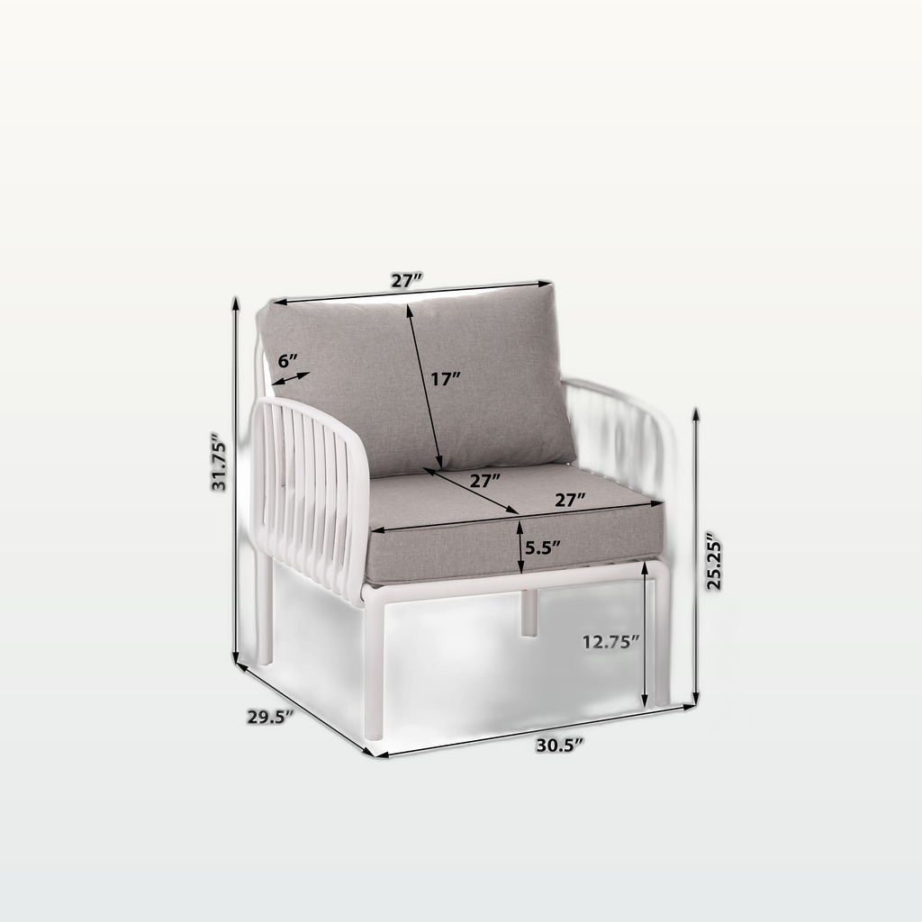 5-Piece Patio Conversation Set