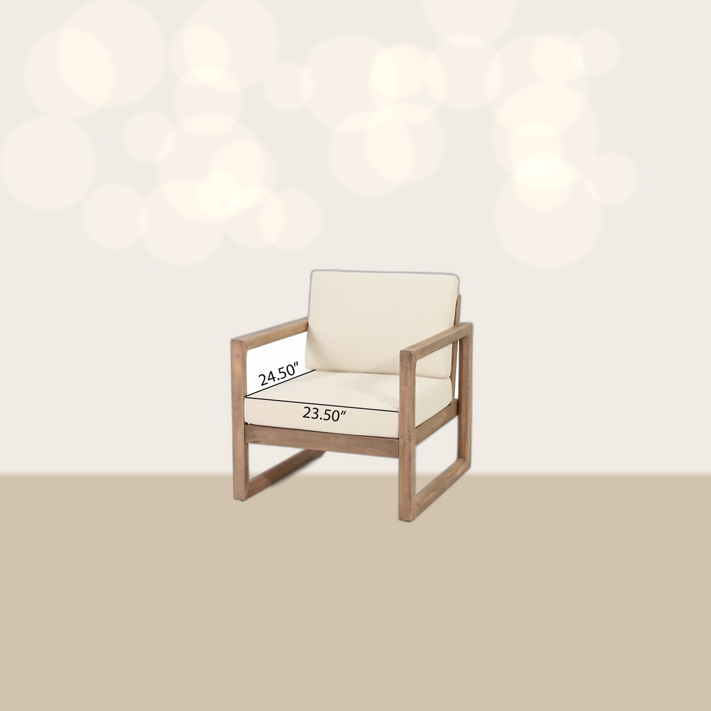 4-Piece Acacia Patio Set