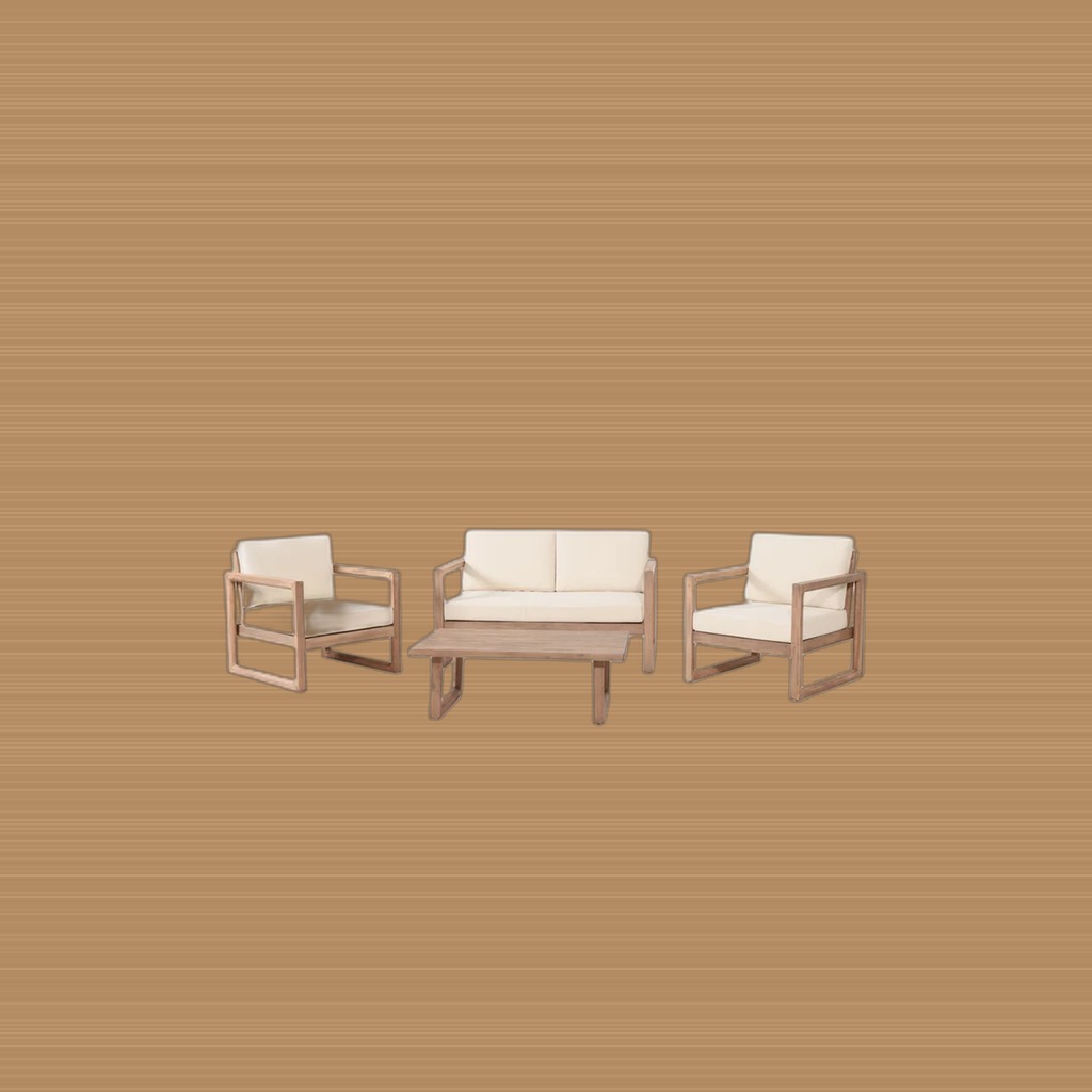 4-Piece Acacia Patio Set