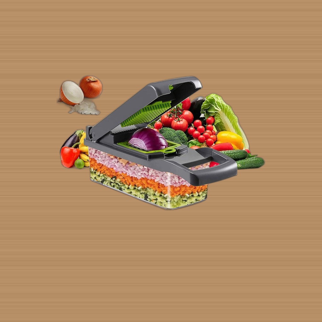 Vegetable Chopper Salad Fruit Peeler Slicer 15 In 1 Dicer