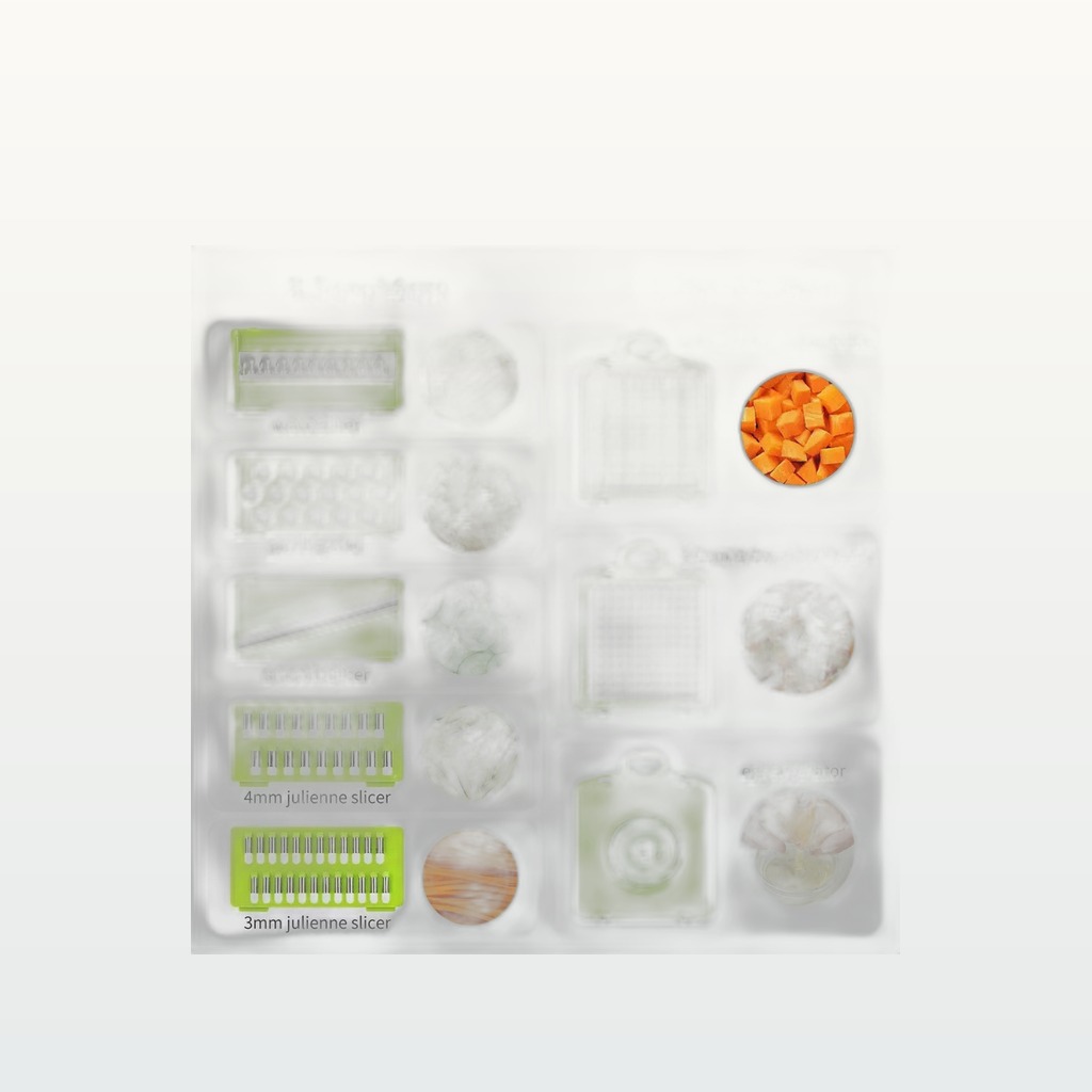 Vegetable Chopper Salad Fruit Peeler Slicer 15 In 1 Dicer