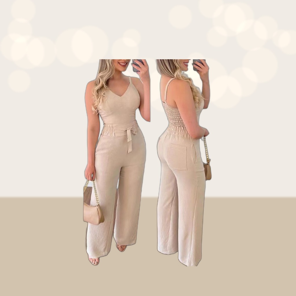 Cami Top and Wide-Leg Pants Set