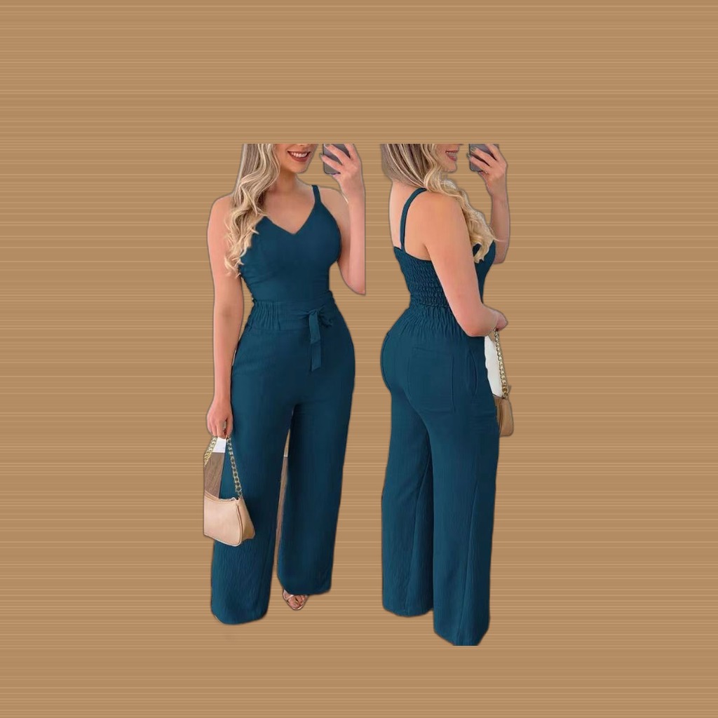 Cami Top and Wide-Leg Pants Set