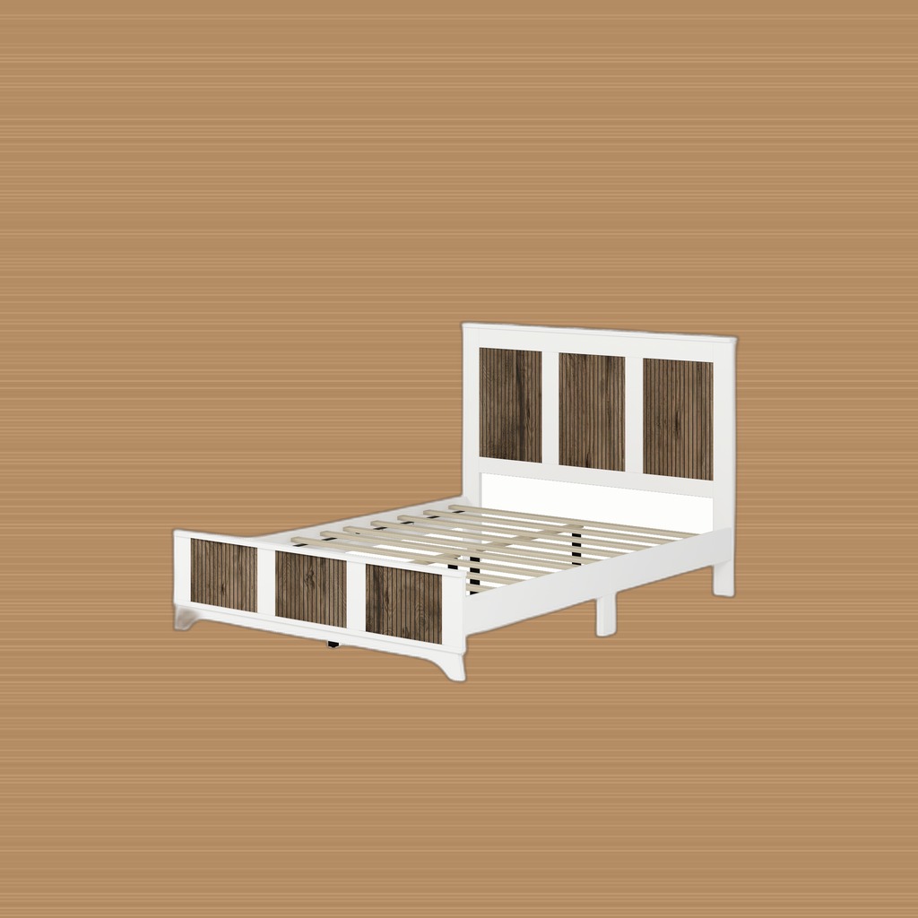 Farmhouse Wooden Queen Bed