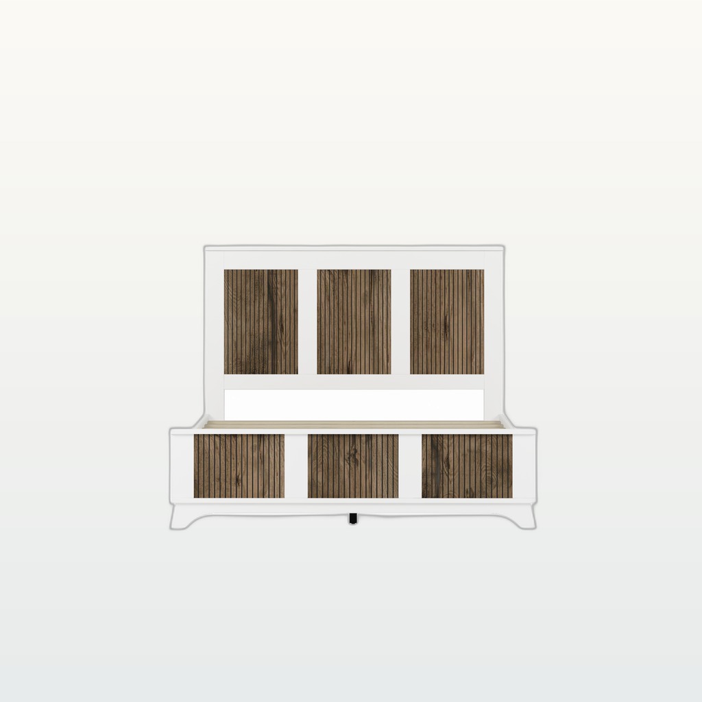 Farmhouse Wooden Queen Bed