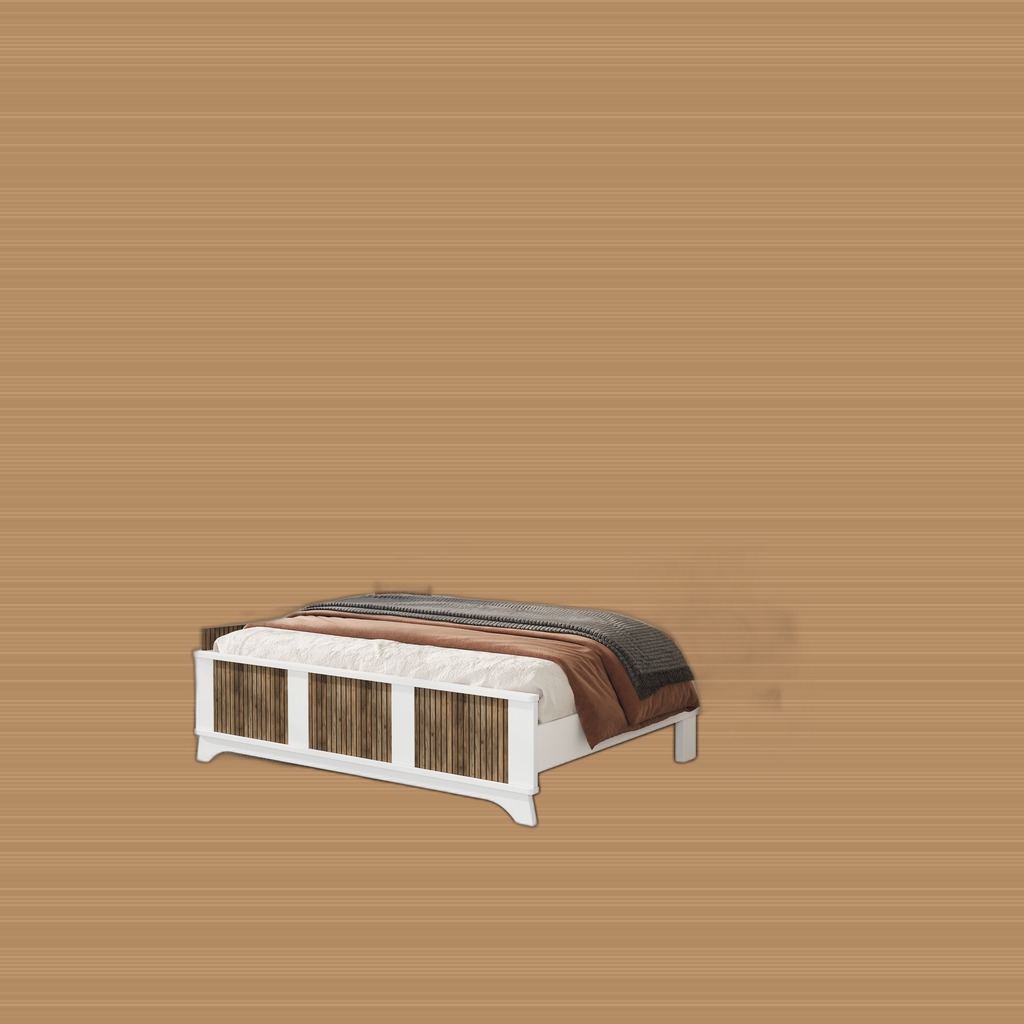 Farmhouse Wooden Queen Bed