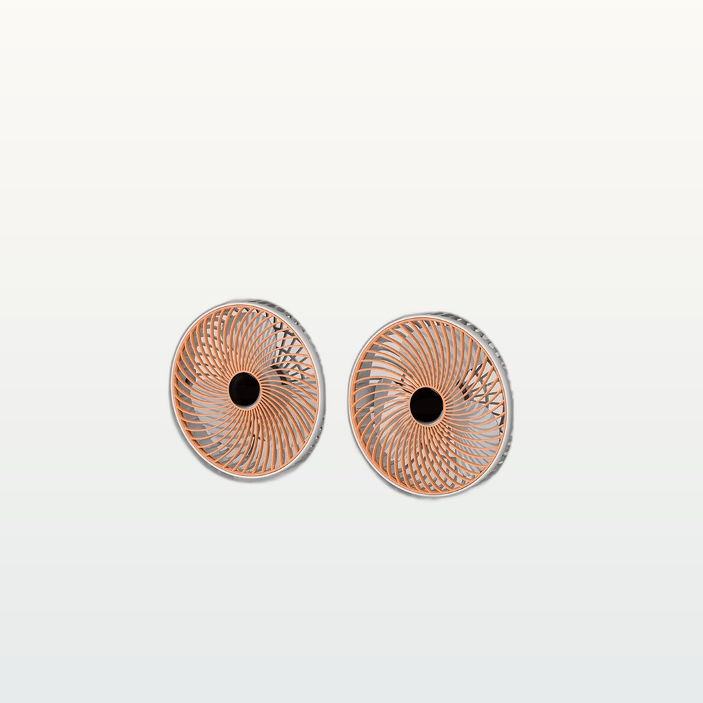 Tabletop Dual Fan USB Rechargeable Silent Air Circulation