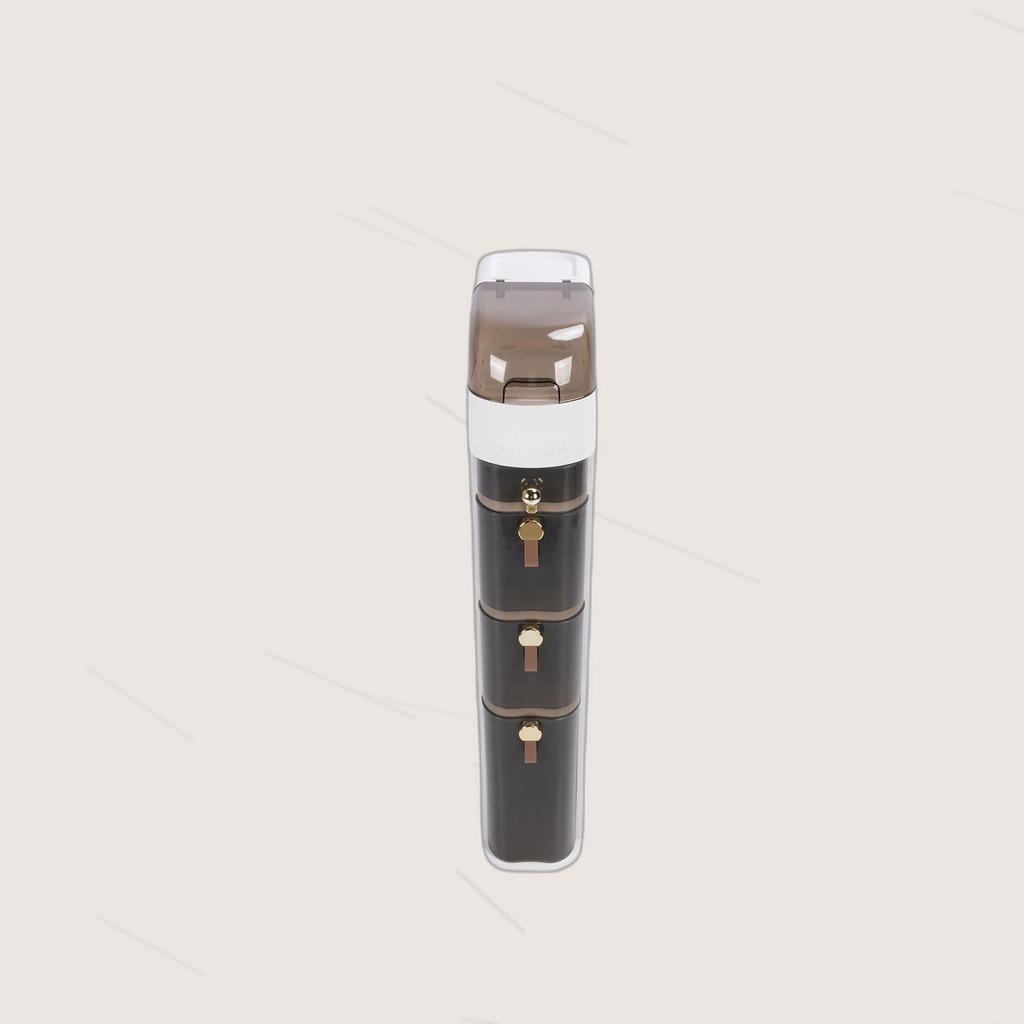 Bathroom Storage Cabinet PP PC Narrow Slim Organizer Small