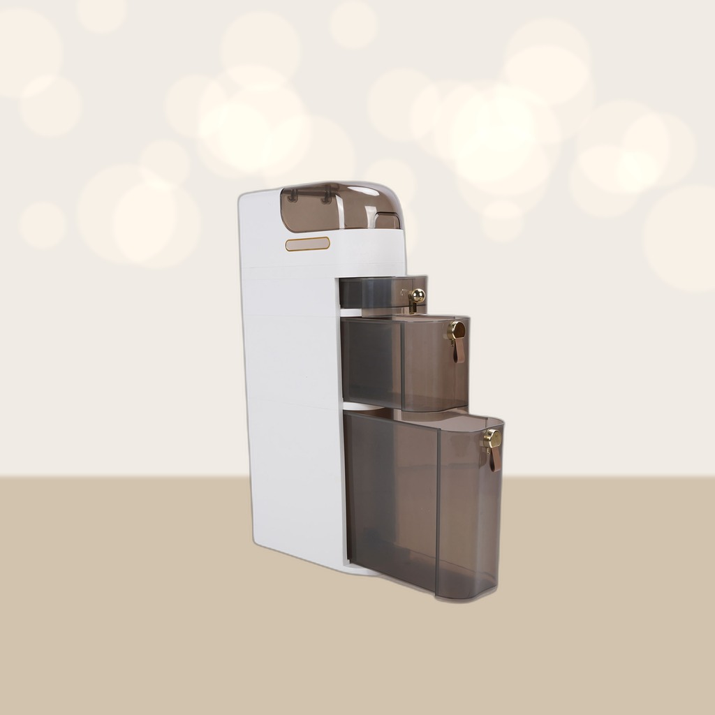 Bathroom Storage Cabinet PP PC Narrow Slim Organizer Small
