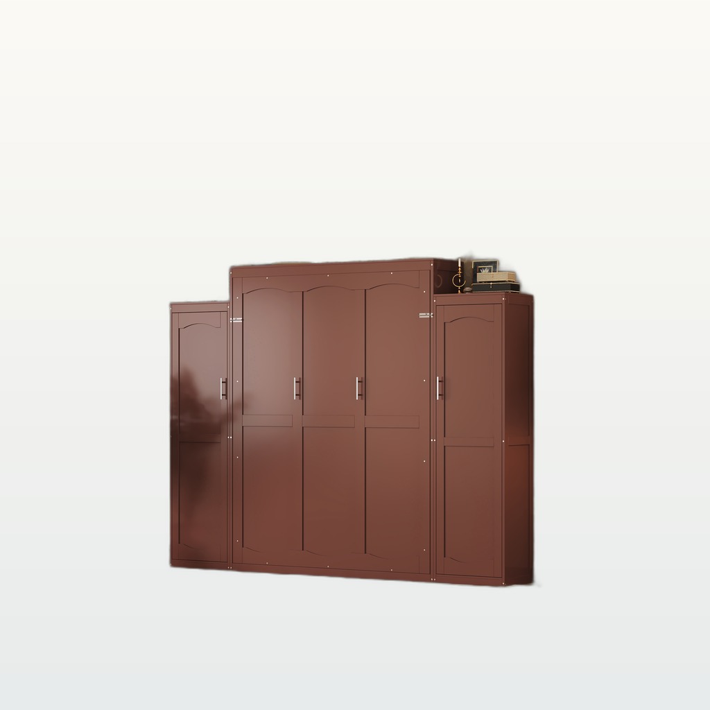 Queen Murphy Wall Bed with Wardrobes
