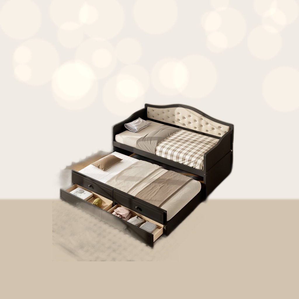 Twin Daybed with Trundle and Drawers