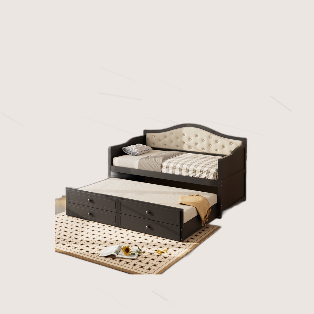Twin Daybed with Trundle and Drawers