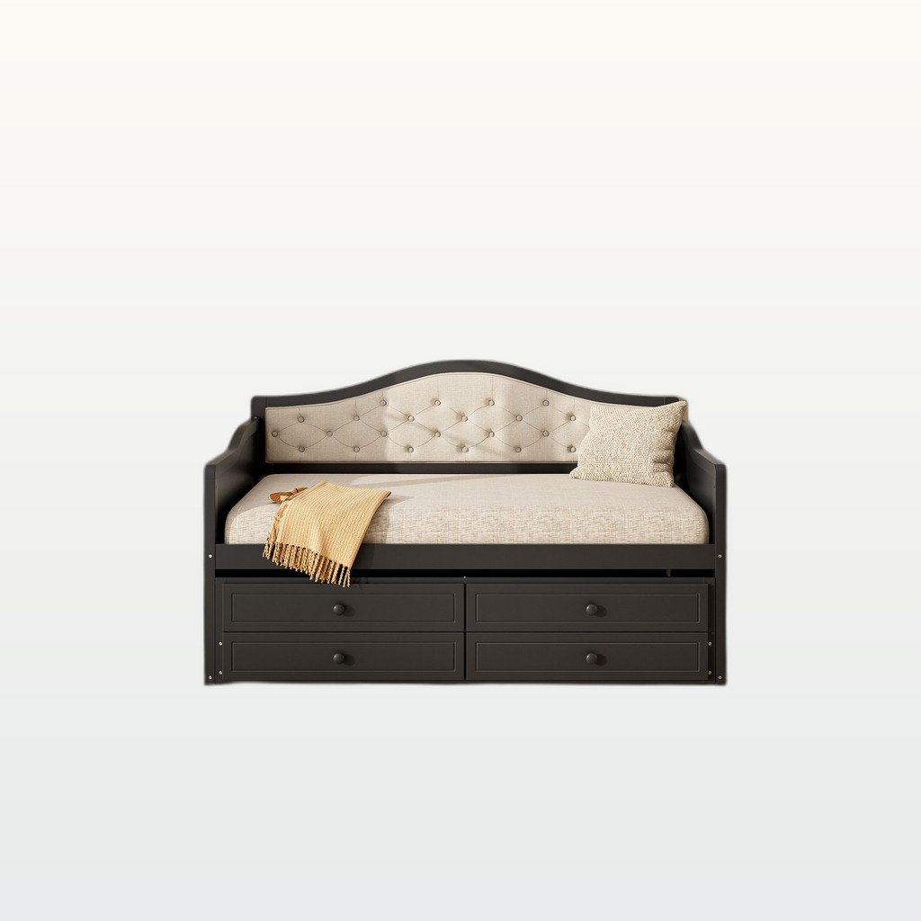 Twin Daybed with Trundle and Drawers
