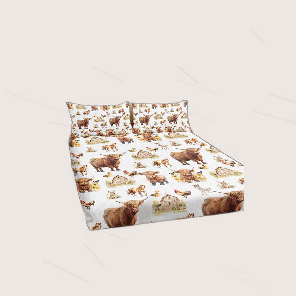 3pcs Little Cow And Duck Pet Theme Children's Fun Style