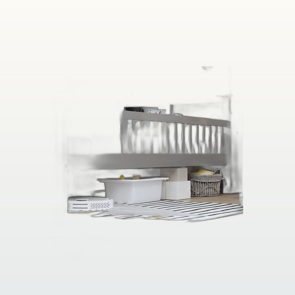 Twin Bed with Storage and Guardrails
