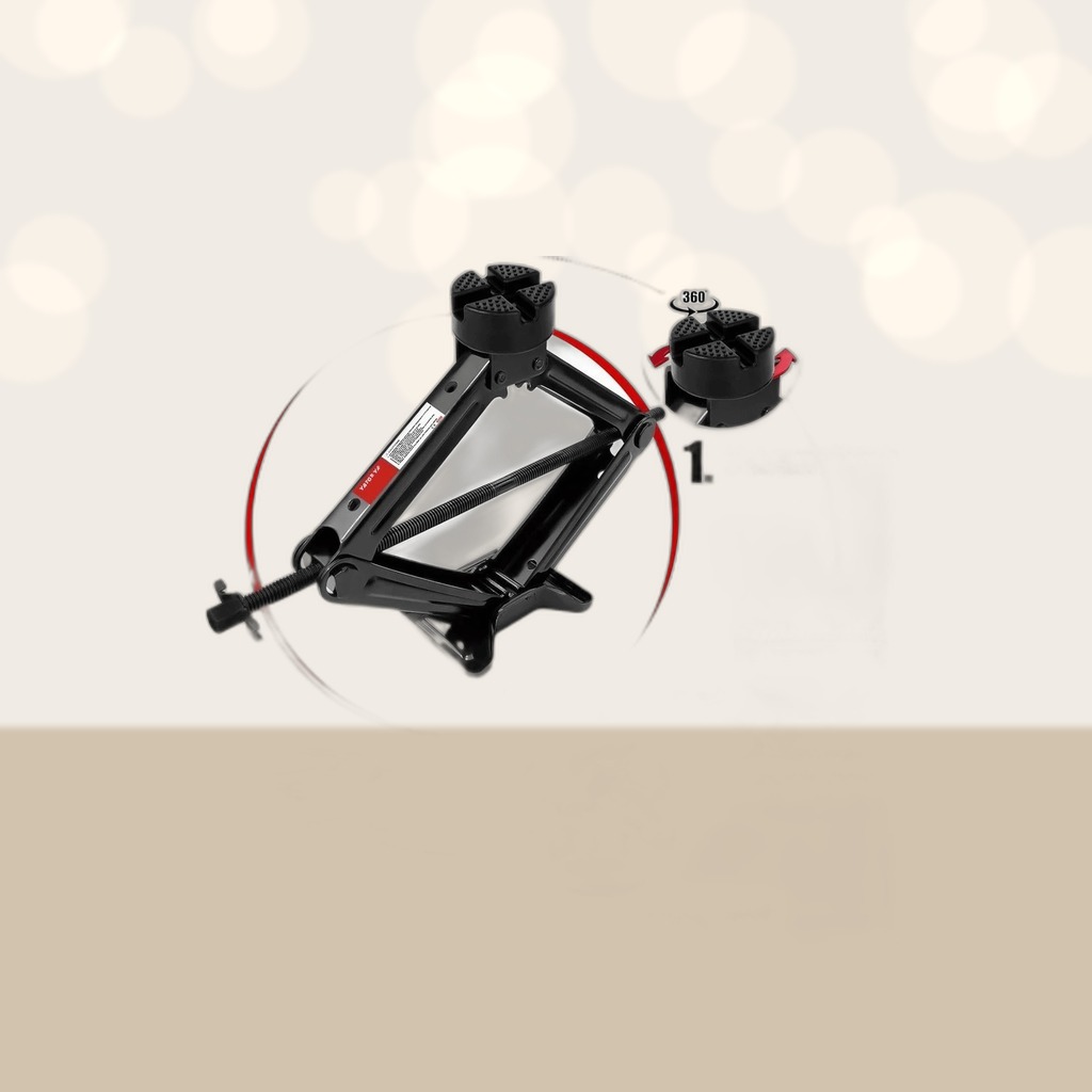 3 Tonne Scissor Jack Kit 3000kg Ratchet Spanner & Drill