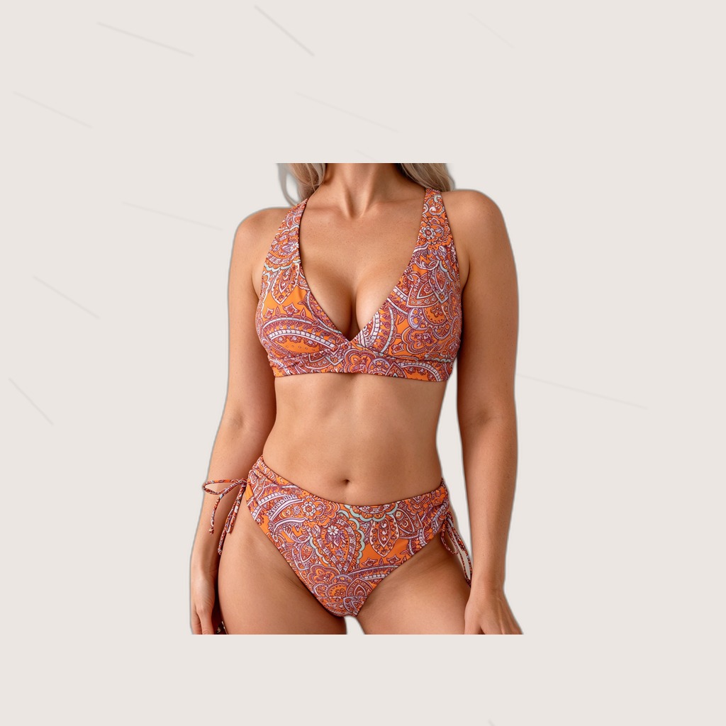 Boho Paisley Bikini Set