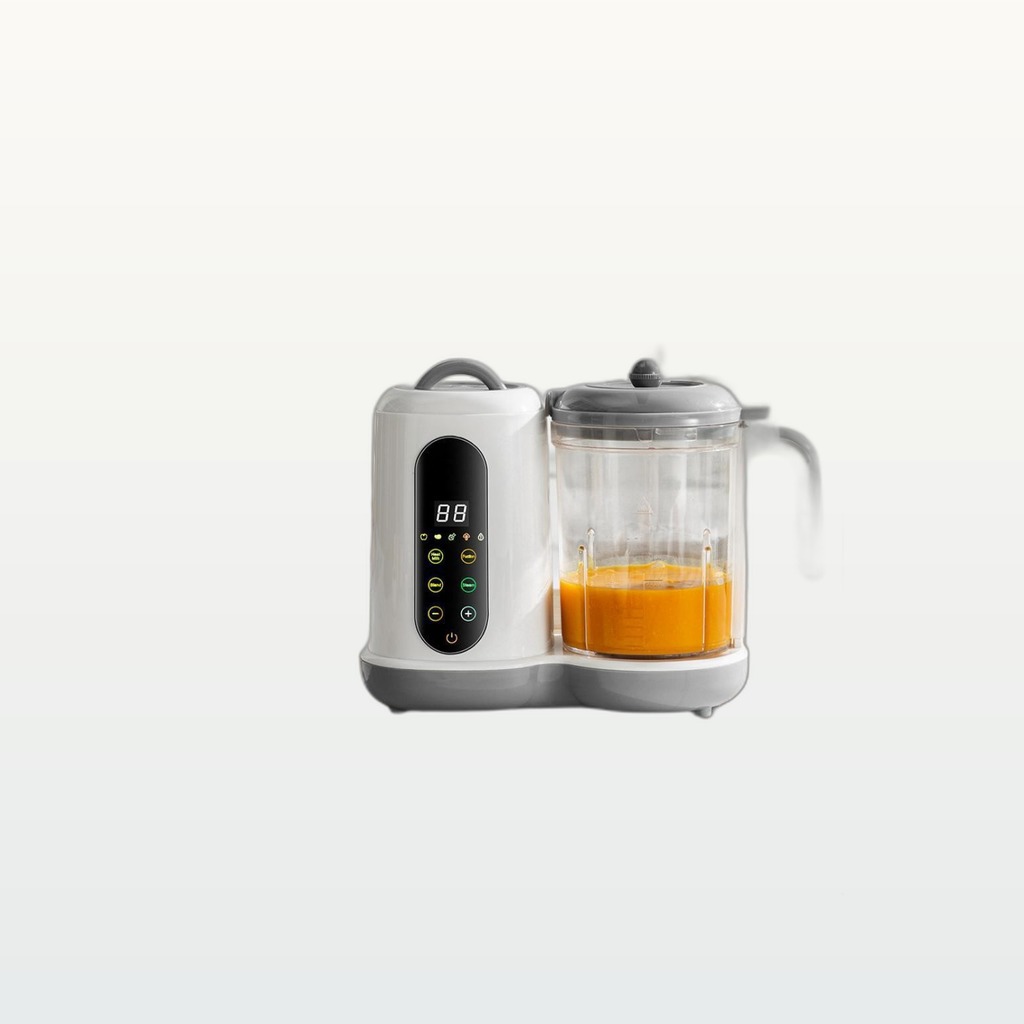 450W Baby Food Maker With Steamer Blender Auto Clean LED