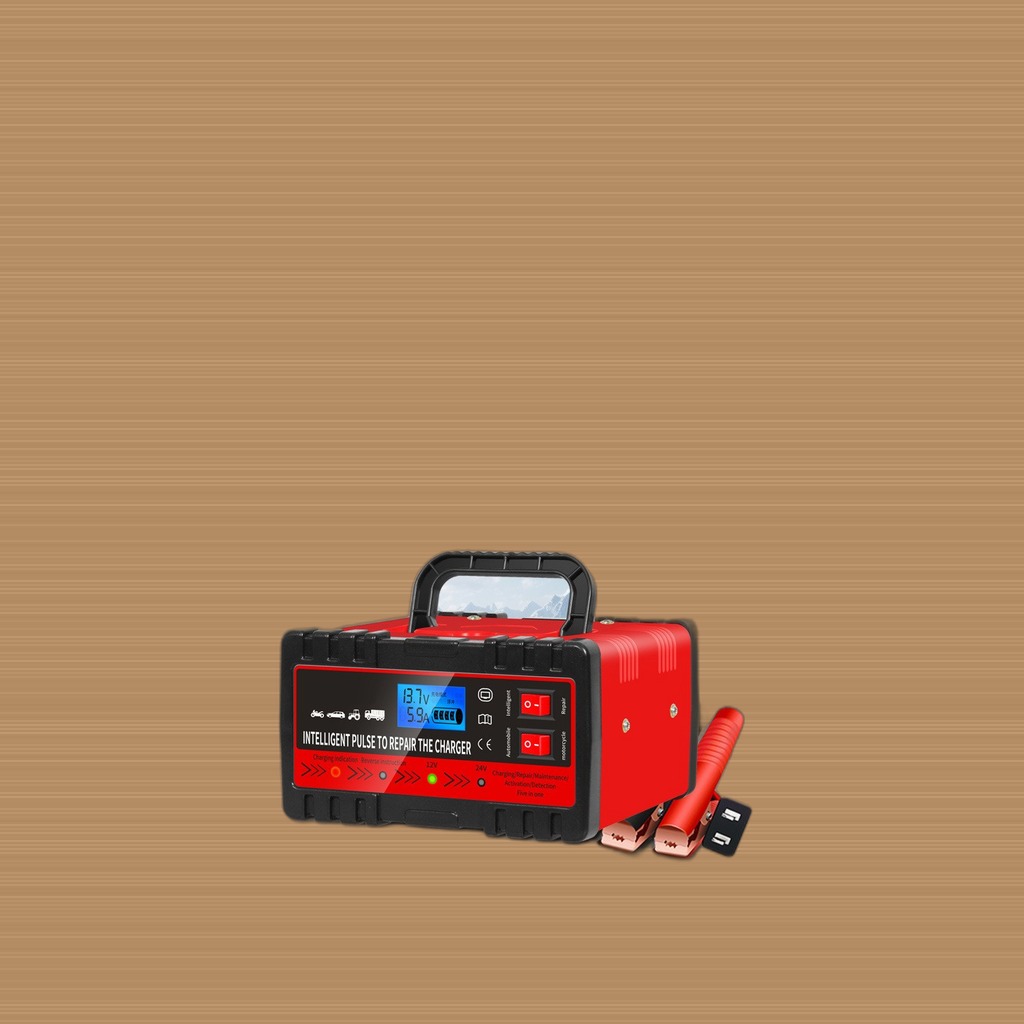12V 24V Smart Car Battery Charger Pulse Repair Display