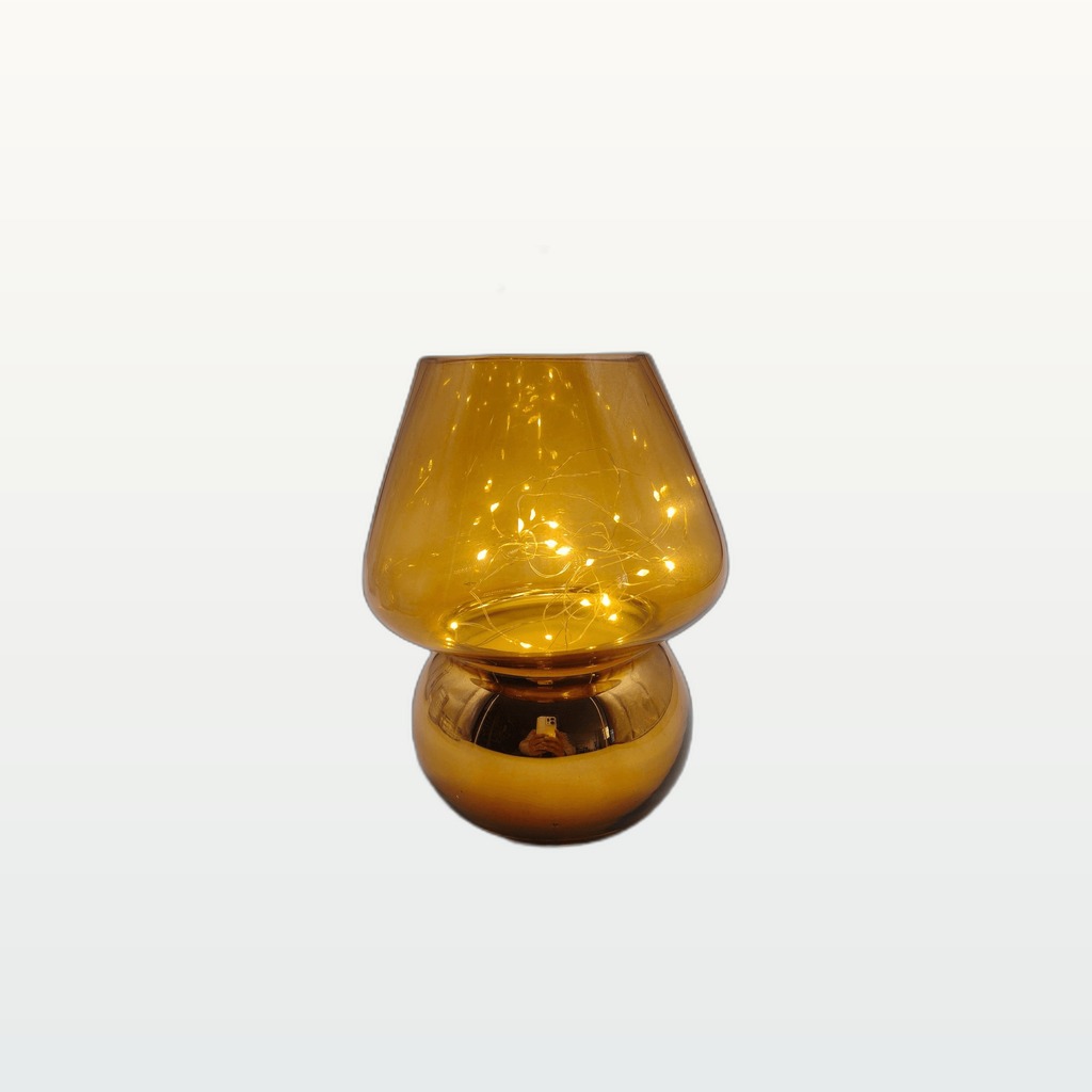 Glass Mushroom Lamp