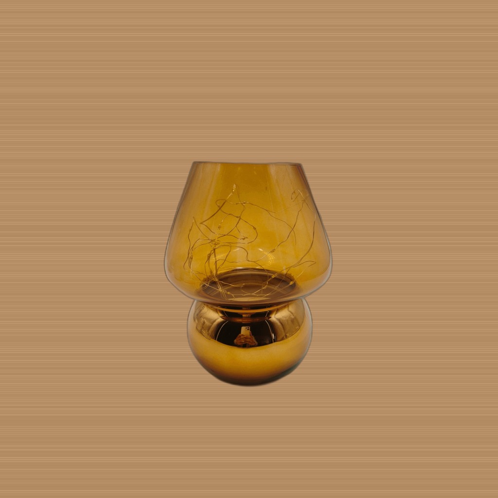 Glass Mushroom Lamp
