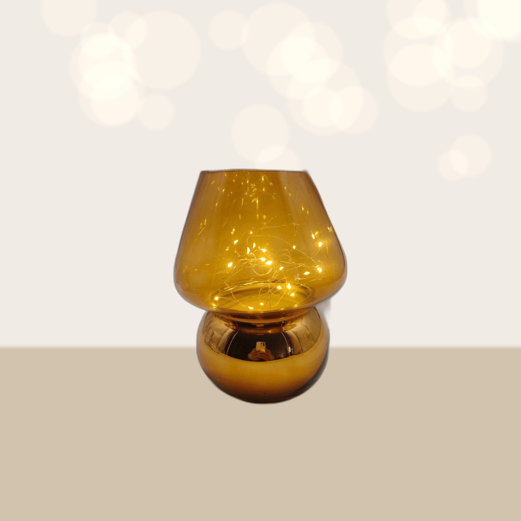 Glass Mushroom Lamp