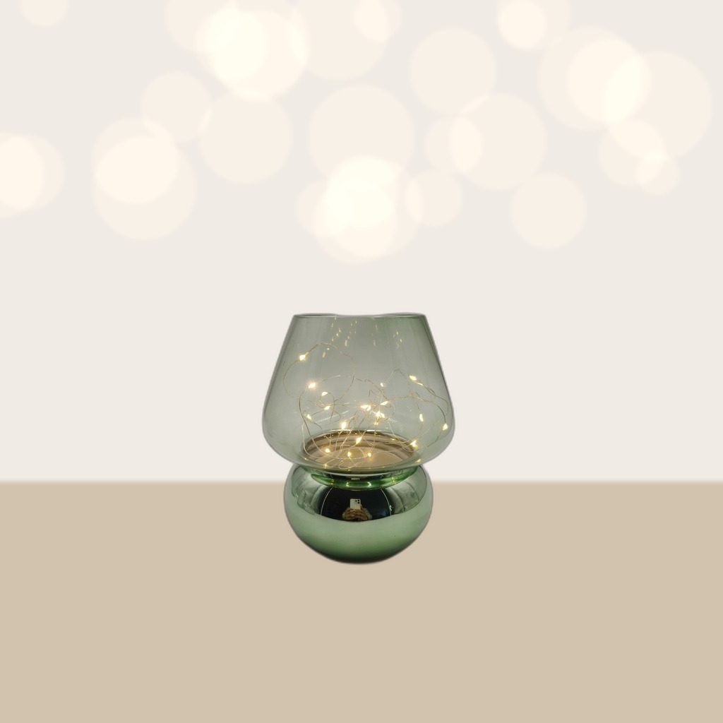 Glass Mushroom Lamp