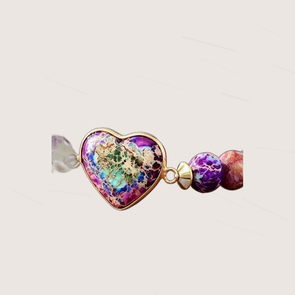 Heart-shaped Double-layer Woven Bracelet, European And