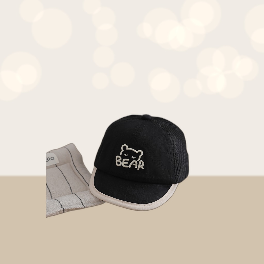 Kids' Embroidered Bear Cap