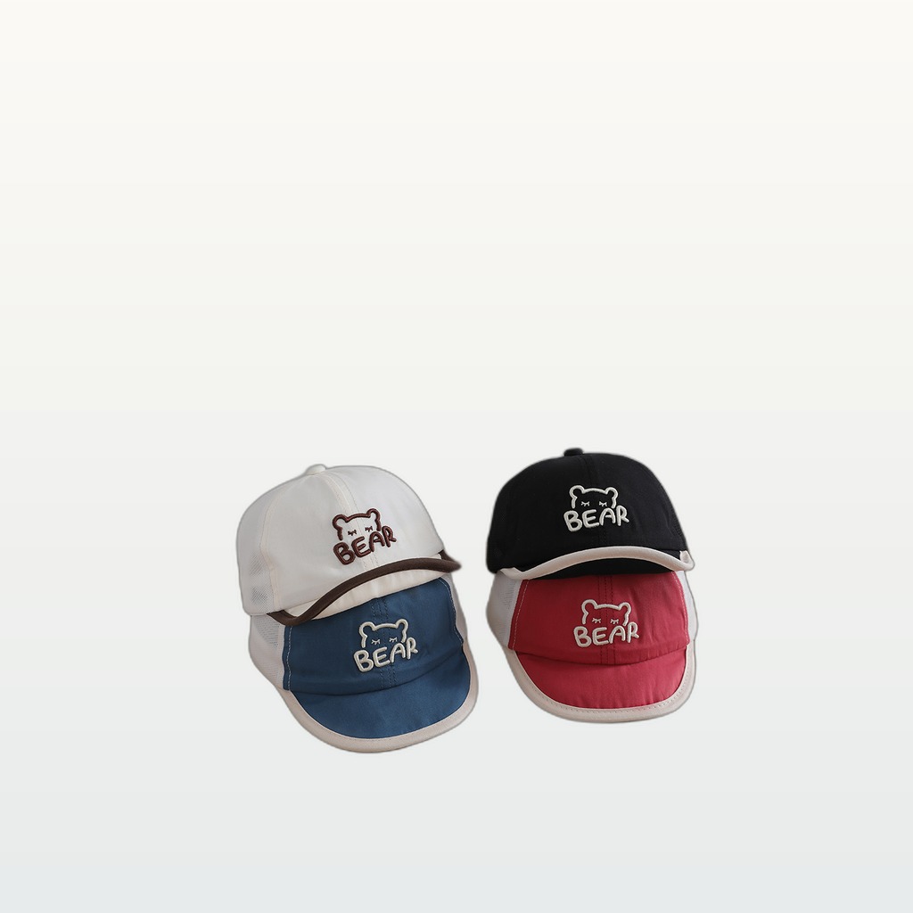 Kids' Embroidered Bear Cap