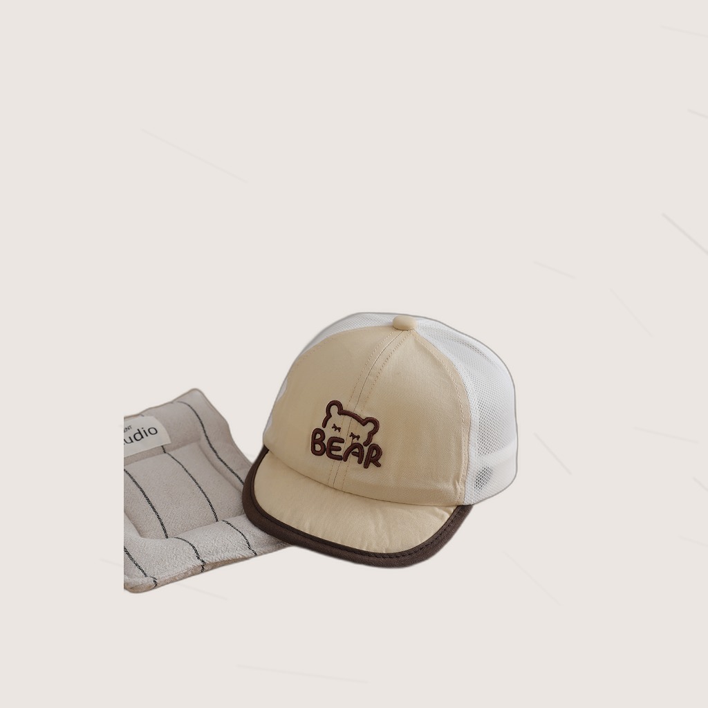 Kids' Embroidered Bear Cap