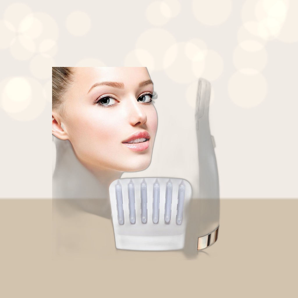 Electric Facial Hair Remover & Eyebrow Trimmer With LED Light
