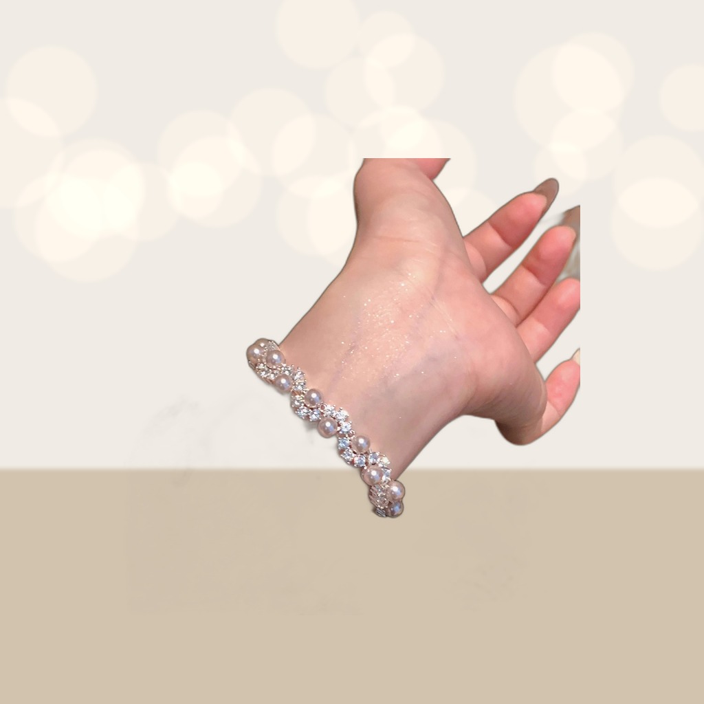 Diamante & Pearl Bracelet